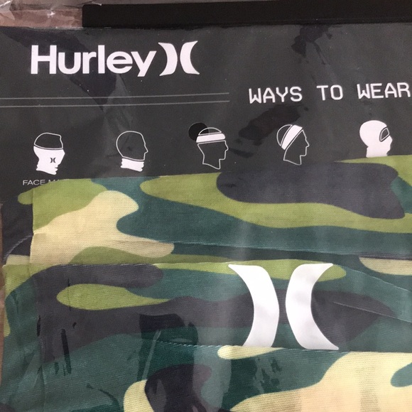 NWT Hurley Camo Multi-Functional Gaiter (mask) - Picture 2 of 3